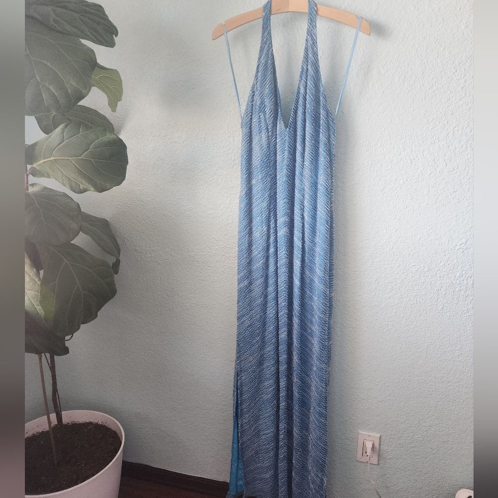 Cache Blue Halter Dress - Picture 3 of 16